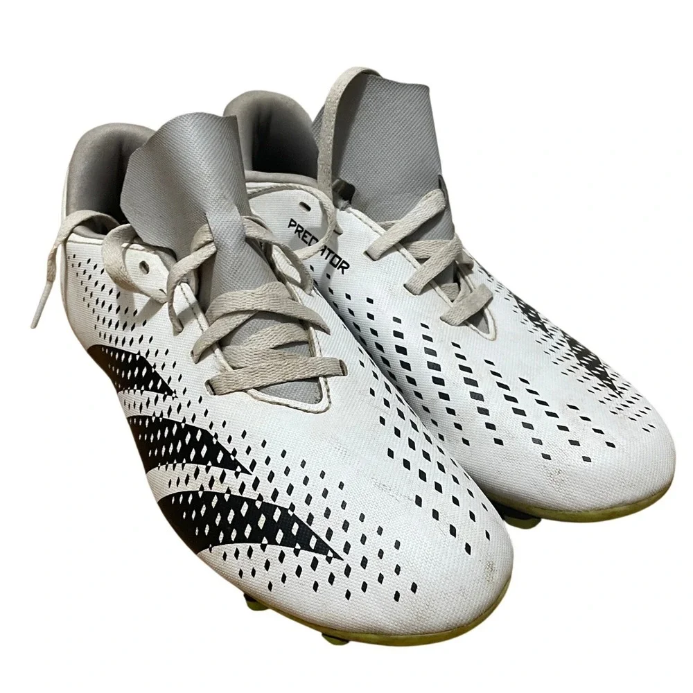 Adidas Predator Freak‎ FG Soccer Football Cleats White Black Men's 6 US